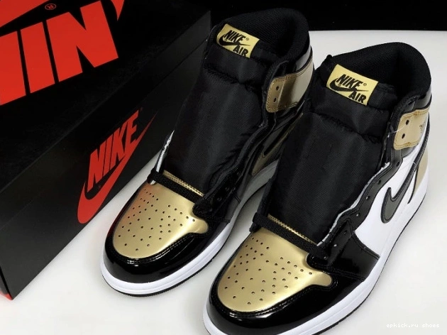 Rep Jordan Toe Air 861428-007 1 Glod High Retro 0811